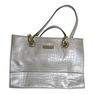 Anne Klein - Silver Women's Purse - 12.5 x 9 x 4.5 -Tote Bag